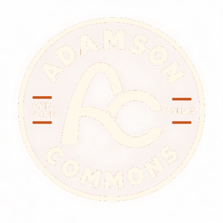Adamson Commons crest. Oak Cliff, Dallas.